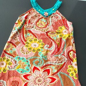 Beachy girl’s summer dress 10/12